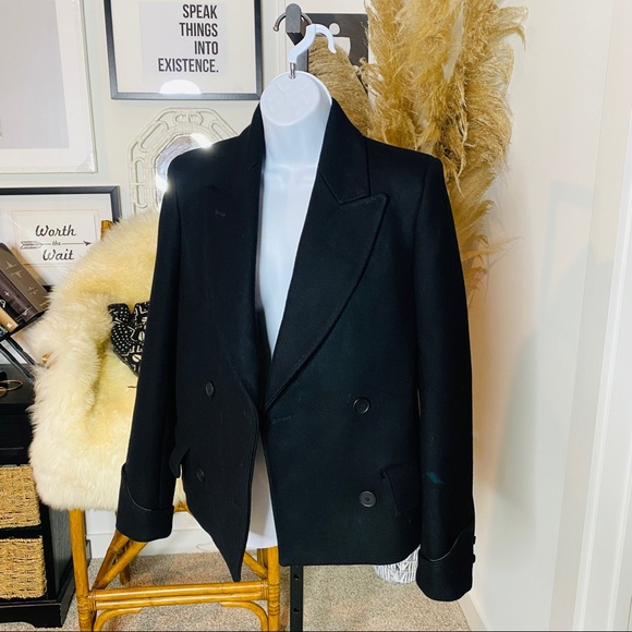 H&M Autumn Exclusive Collection Structured Pea Coat Size 4 - Picture 9 of 9